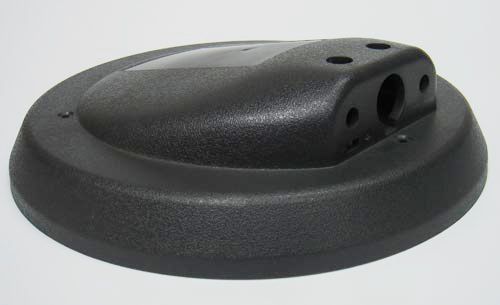 Black electronic drum pad shell